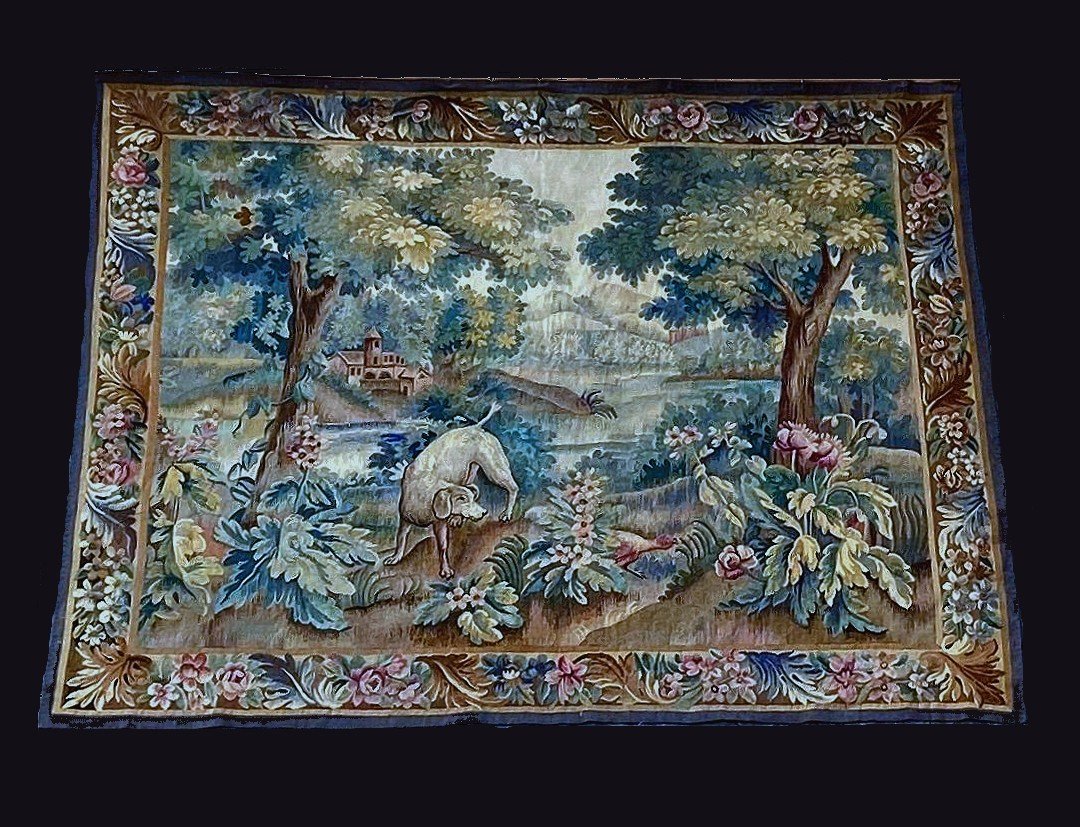 Aubusson Tapestry 17th/18th Century 210 X 170 Cm-photo-1