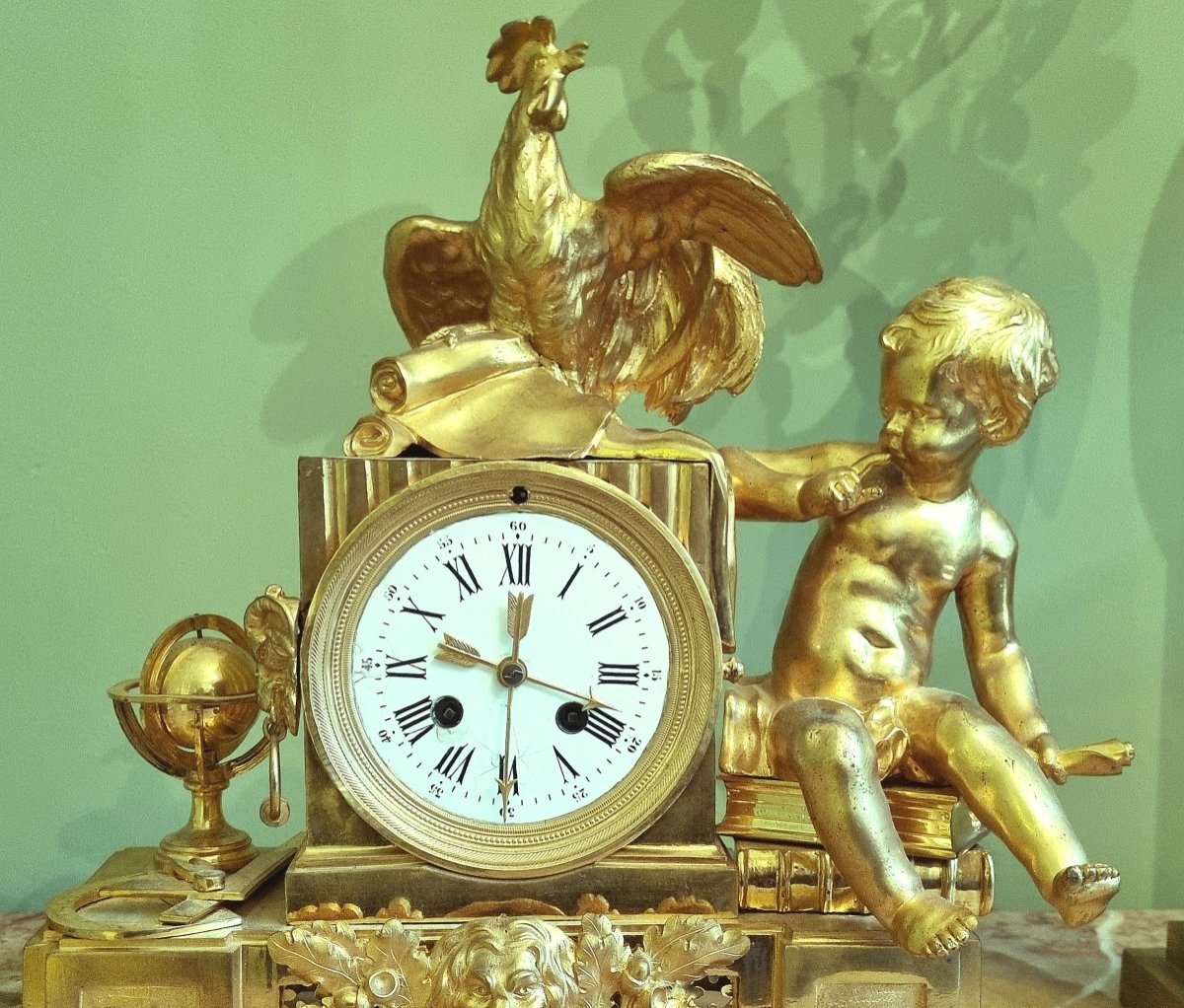 Louis XVI Clock Circa 1770 Pavlovsk Castle Saint-petersburg-photo-2