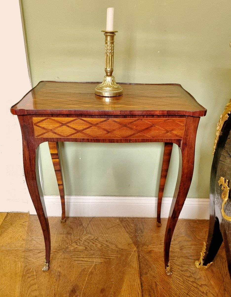 Table Writing Table Louis XV Circa 1750 Stamped Unclearly-photo-1