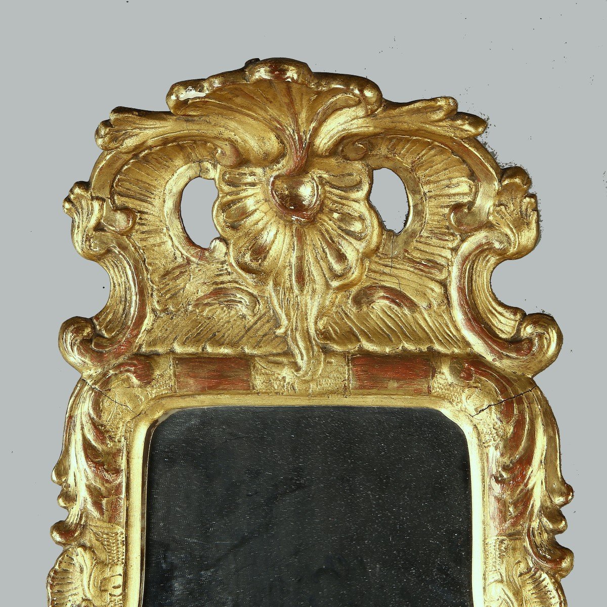 Louis XV Mirror Around 1750 72 X 30 Cm-photo-4