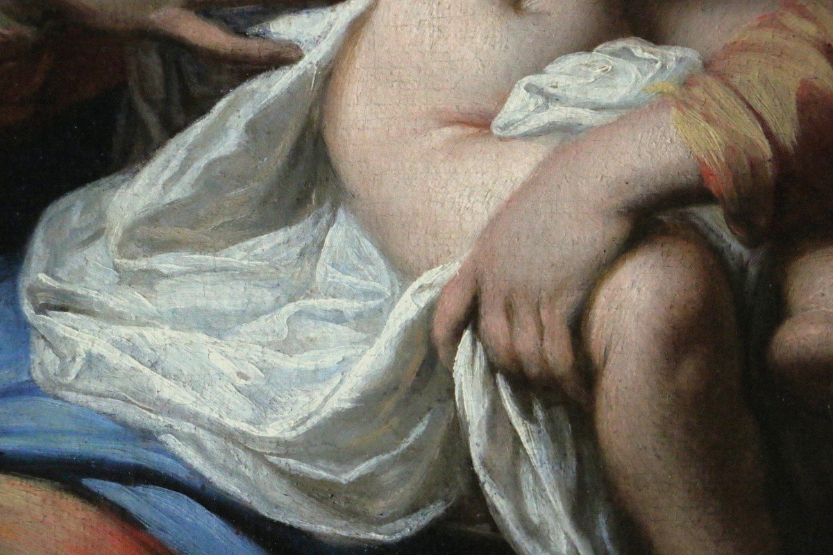 Claude Le Bault 1665-1726 La Sainte Famille Expertise: François Marandet, London -photo-4