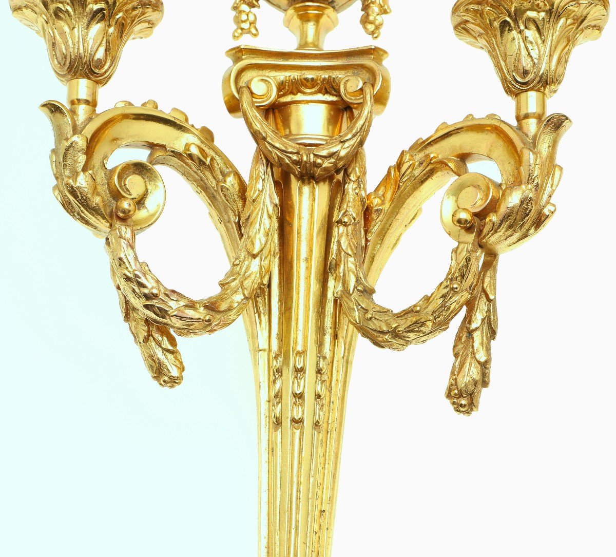 Appliques Louis XVI 19ème Siècle.  H. 39 Cm  -photo-3
