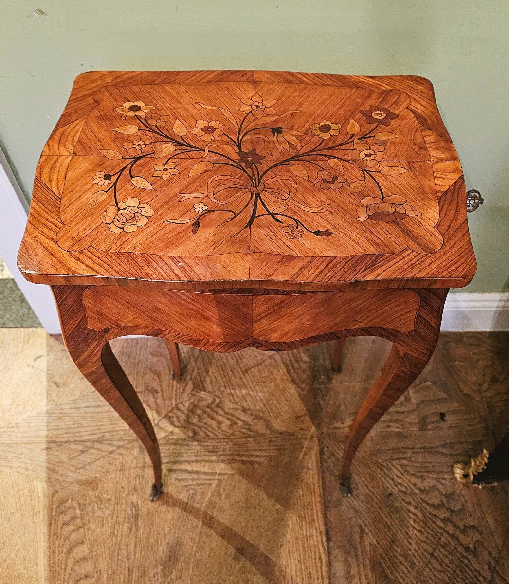 Louis XV Living Room Table Stamped Jacques Dubois 1693-1763 Master September 5, 1742-photo-4