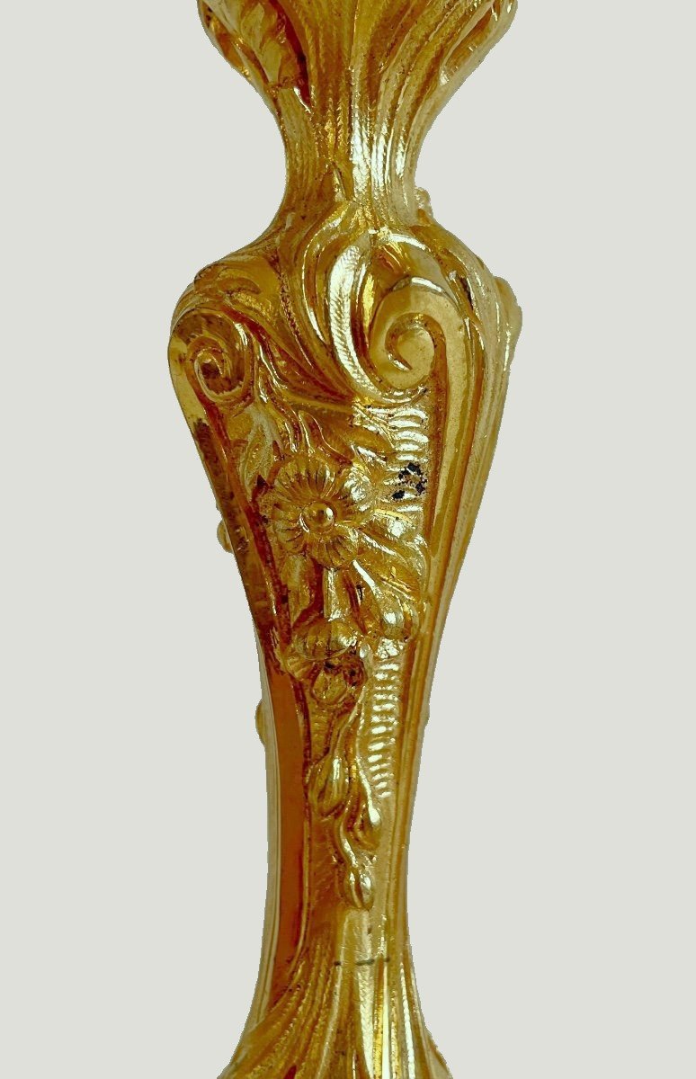Louis XV Candlesticks Circa 1750 H. 21 Cm, D. 11 Cm Inv. No. €0.404,980-photo-3