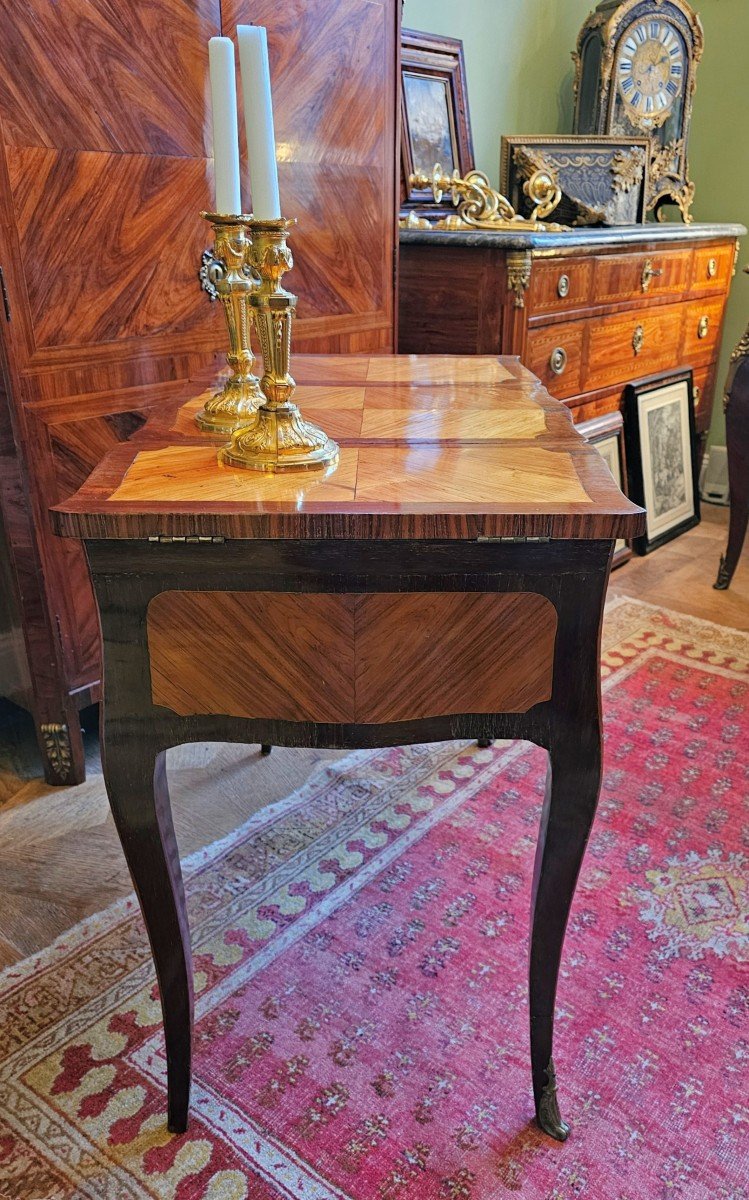Poudreuse Louis XV Vers 1765 Coiffeuse  79/125 X 46 Cm, H. 79cm -photo-4