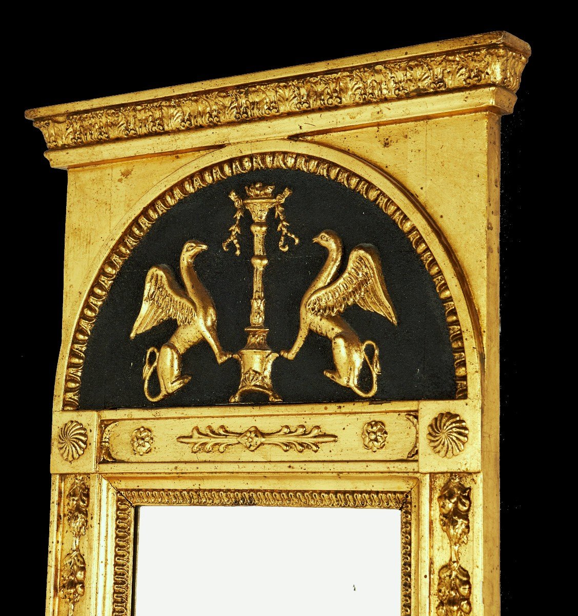 Empire Mirror Sweden Stockholm Circa 1820 116 Cm X 48 Cm Mark Of The City Of Stockholm-photo-3