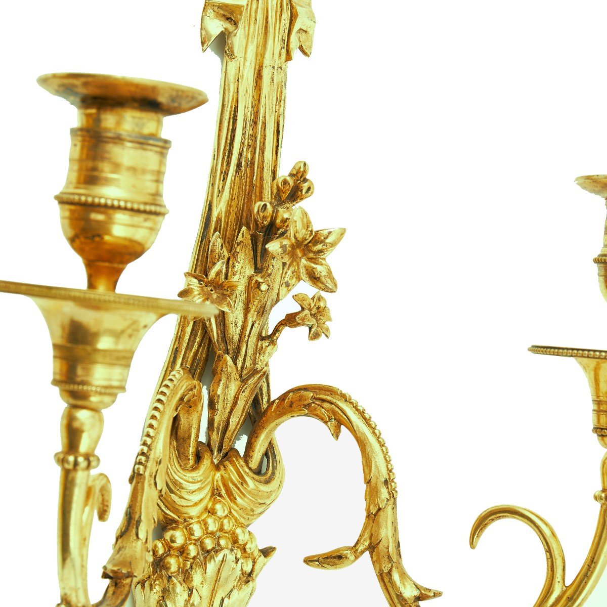 Appliques Grotesques Louis XVI Vers 1780  H. 42 Cm -photo-4