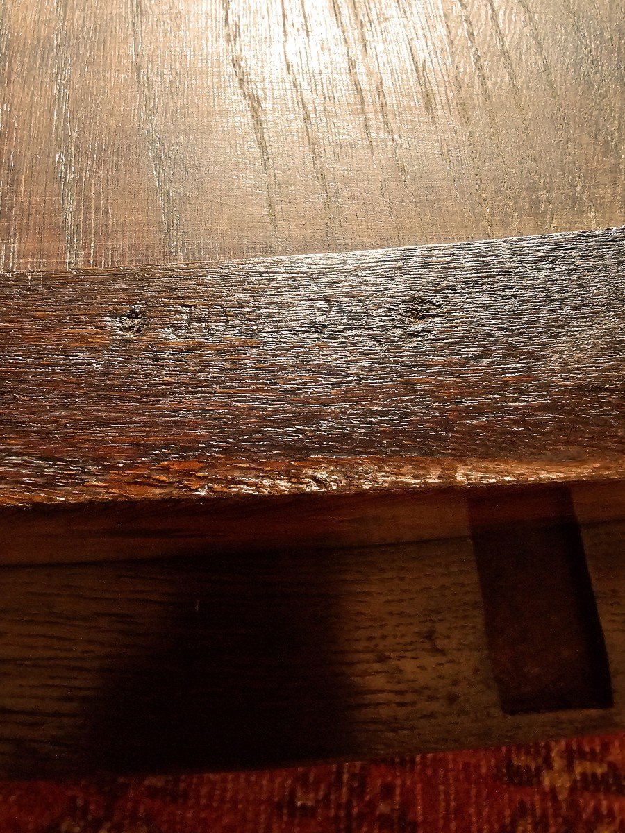 Pair Of Louis XV Living Room Tables Around 1765 Stamped Joseph - Joseph Baumhauer-photo-8