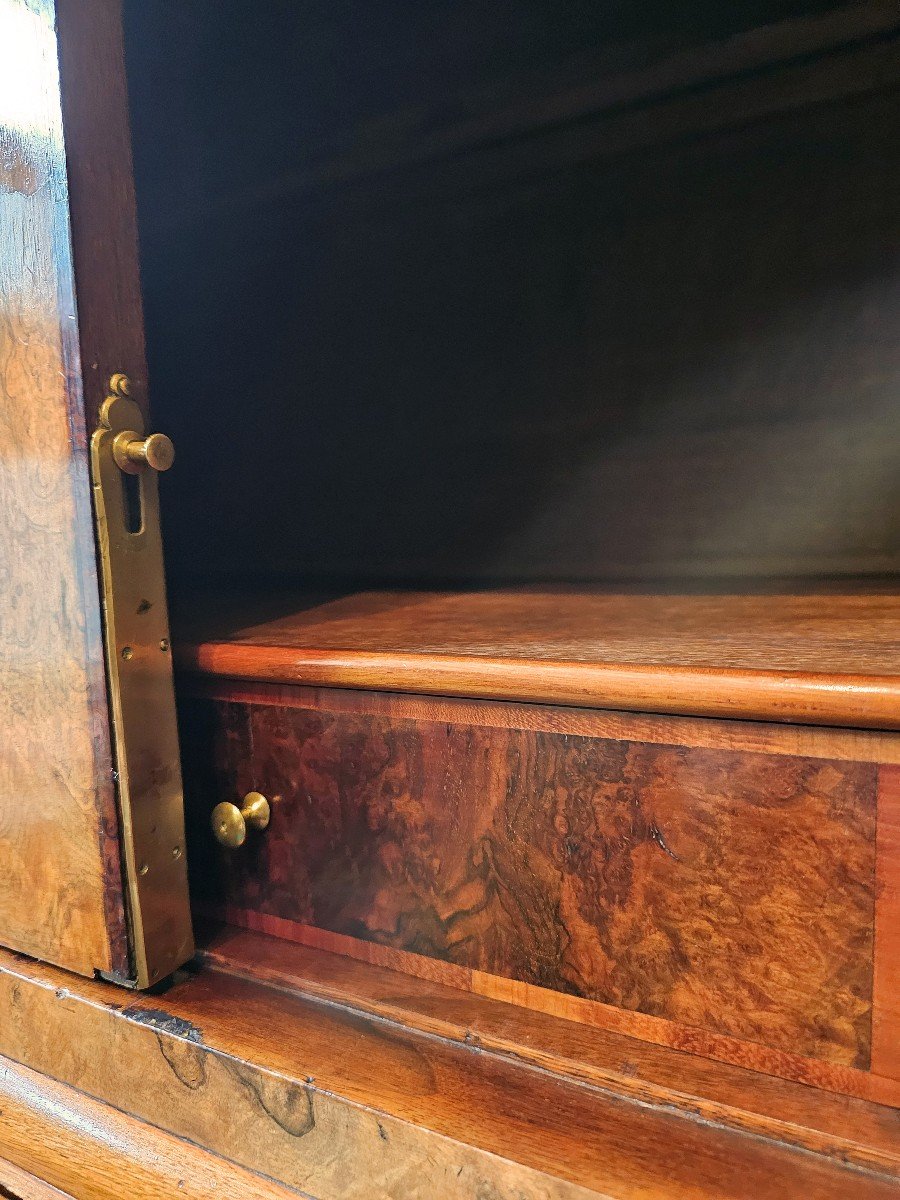 Armoire De Cabinet Baroque 2e Quart Du 18ème Siècle. Italie  Secrétaire Venise-photo-7