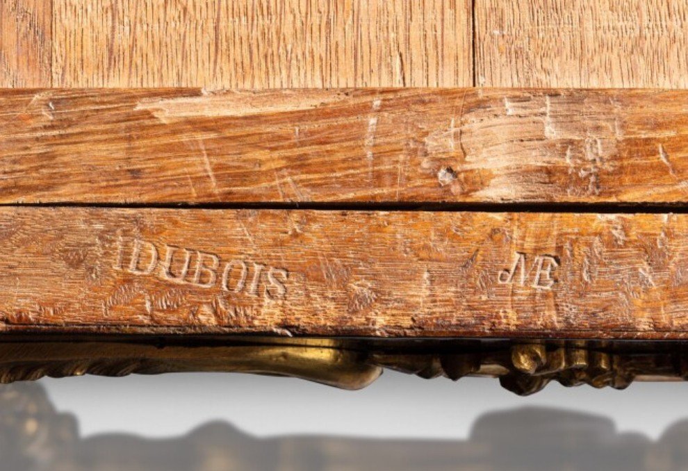 Louis XV Chest Of Drawers Stamped I.dubois Circa 1760 Jacques Dubois 1693-1763-photo-8