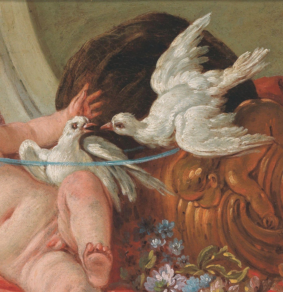 François Boucher (Paris 1703-1770) Amour - A. Ananoff, D. Wildenstein 1976 et 1980-photo-3