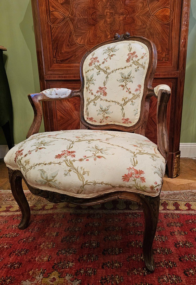 Louis XV Armchair Circa 1750  