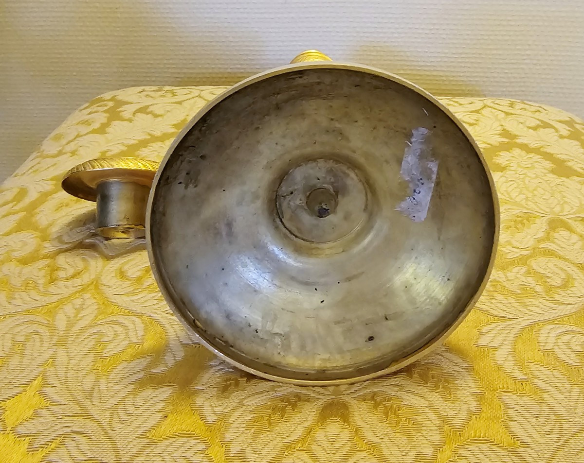 Empire Candlestick Circa 1810 H. 28.5 Cm -photo-3
