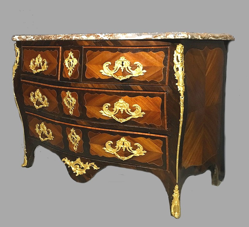 Louis XV Chest Of Drawers Circa 1760 Stamped P Roussel Pierre Roussel 1732-1782 Master August 21, 1745 -photo-4