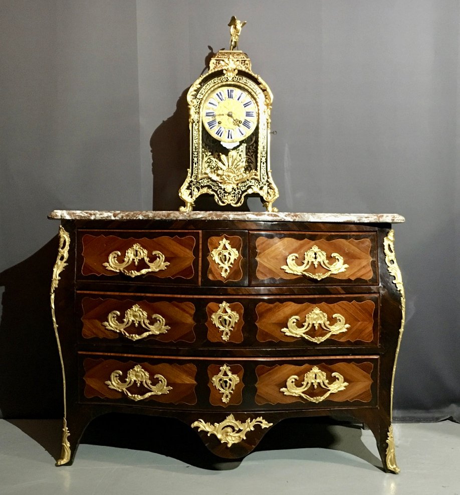 Louis XV Chest Of Drawers Circa 1760 Stamped P Roussel Pierre Roussel 1732-1782 Master August 21, 1745 -photo-5