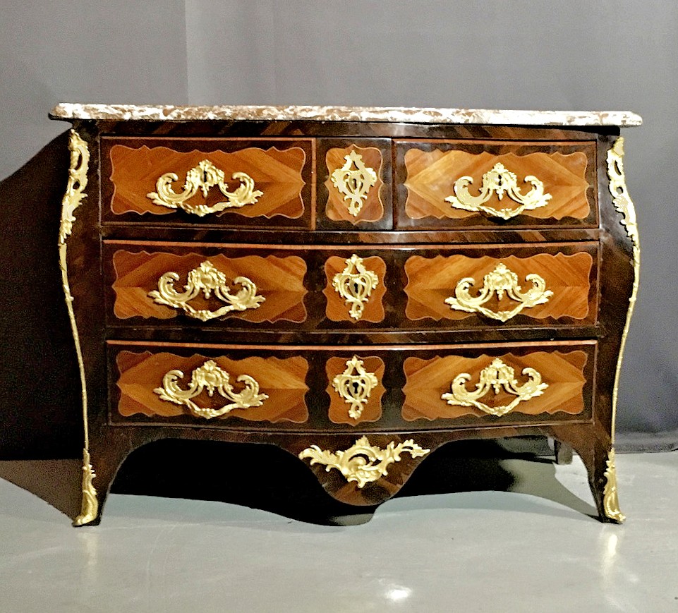 Louis XV Chest Of Drawers Circa 1760 Stamped P Roussel Pierre Roussel 1732-1782 Master August 21, 1745 -photo-6