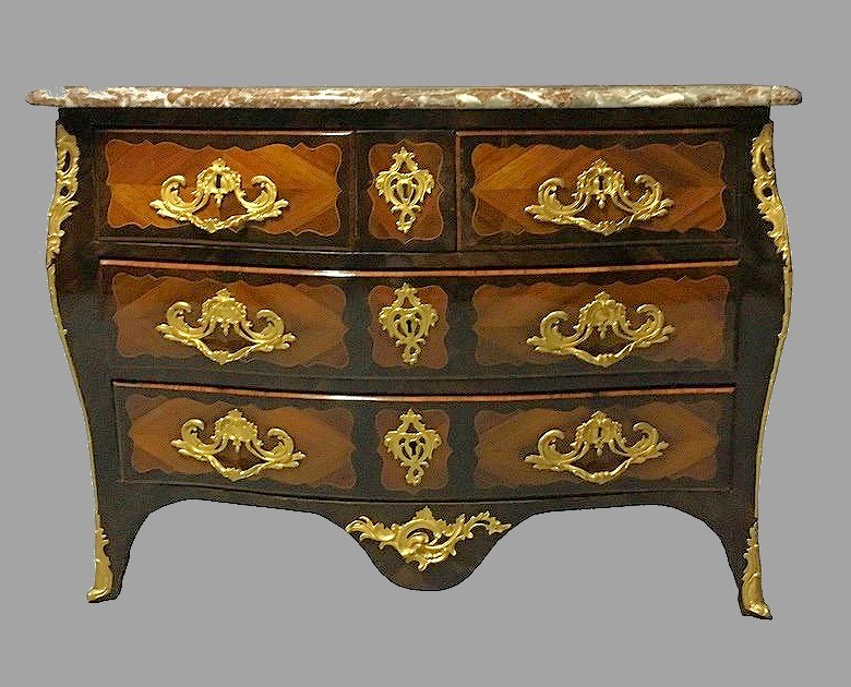 Louis XV Chest Of Drawers Circa 1760 Stamped P Roussel Pierre Roussel 1732-1782 Master August 21, 1745 