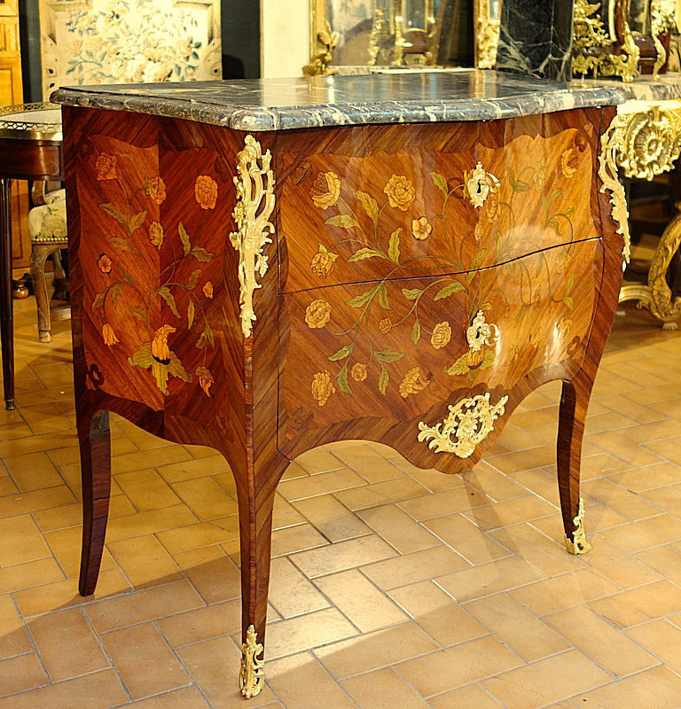 Commode Stamped Delorme, Louis XV Around 1765-photo-2