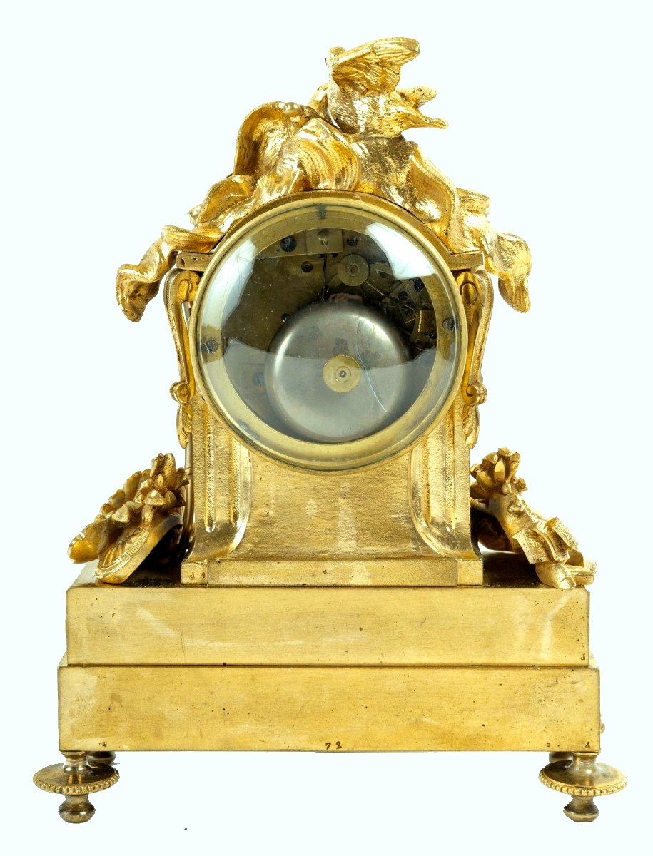 Louis XVI Clock Sèvres Porcelain “celestial Blue” Circa 1790  -photo-4