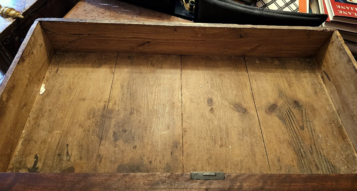 Regency Commode Circa 1720 L. 115 Cm, D. 57 Cm, H. 82 Cm Rich Gilt Bronze Ornamentation-photo-7