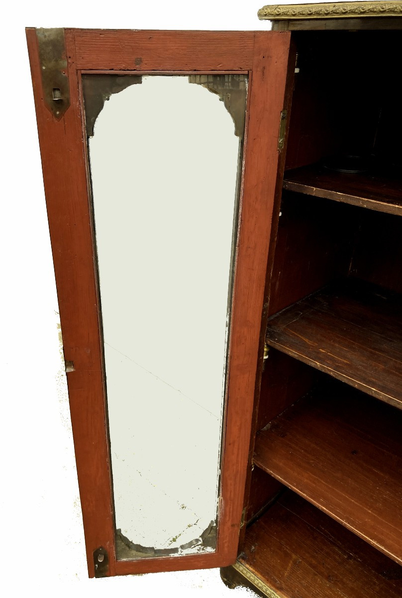 Regency Display Case Circa 1720 H.131 Cm, W.90 Cm, D.47 Cm  -photo-3