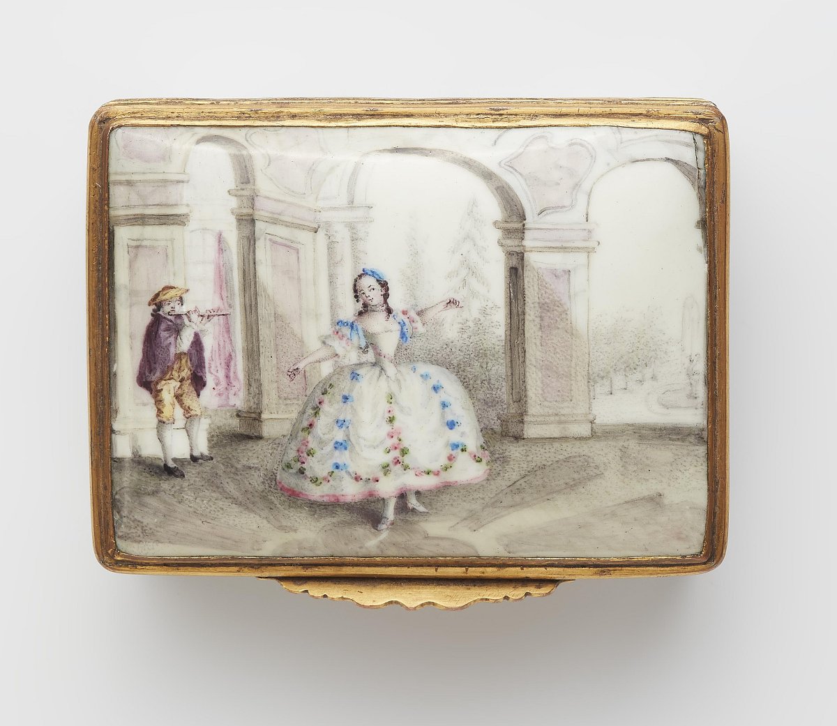 Tabatière Émail Berlin Manufacture Alexander Fromery  vers 1740 -photo-2