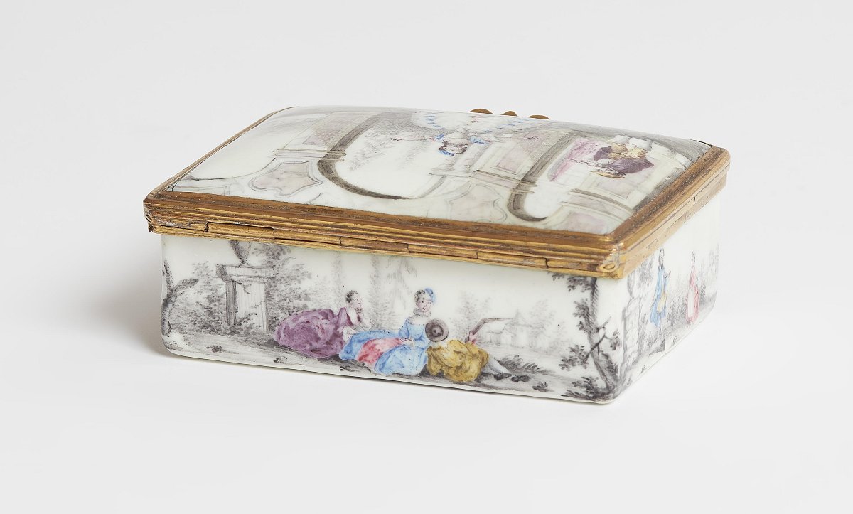 Tabatière Émail Berlin Manufacture Alexander Fromery  vers 1740 -photo-4