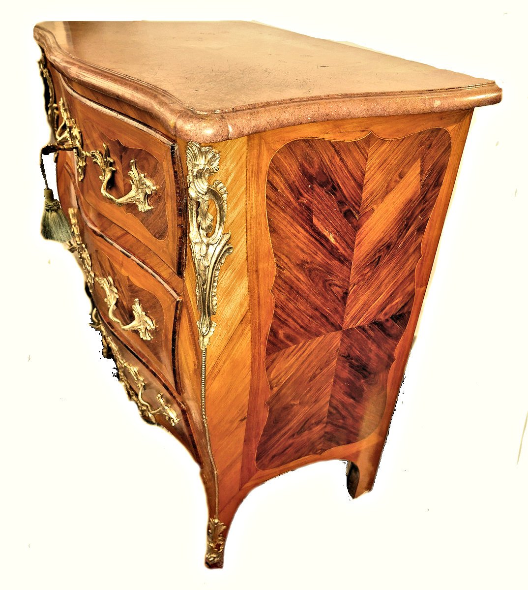 Louis XV Chest Of Drawers Circa 1750 Stamped Imchevalier-photo-4