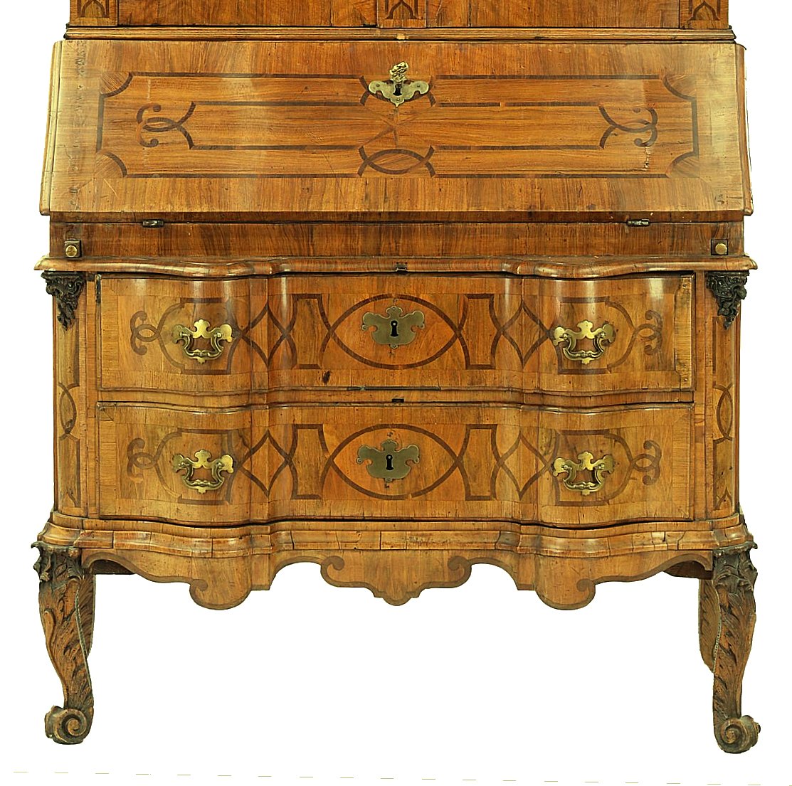 Secrétaire Baroque Scriban Franconie Wurtzbourg Carl Maximilian Mattern  Entourage vers 1740  -photo-4