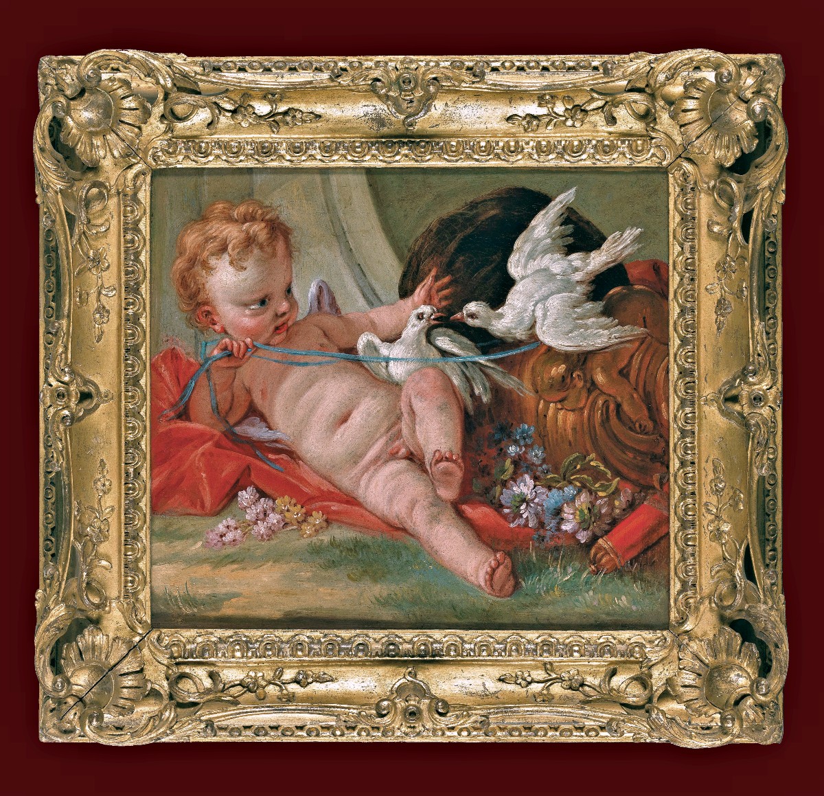 François Boucher (paris 1703-1770) Love - Lit.: A. Ananoff, D. Wildenstein 1976 And 1980