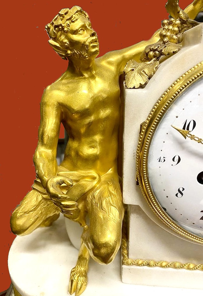 Louis XVI Clock Circa 1780 Dial Signed Grebert A Paris H. 50 Cm-photo-1