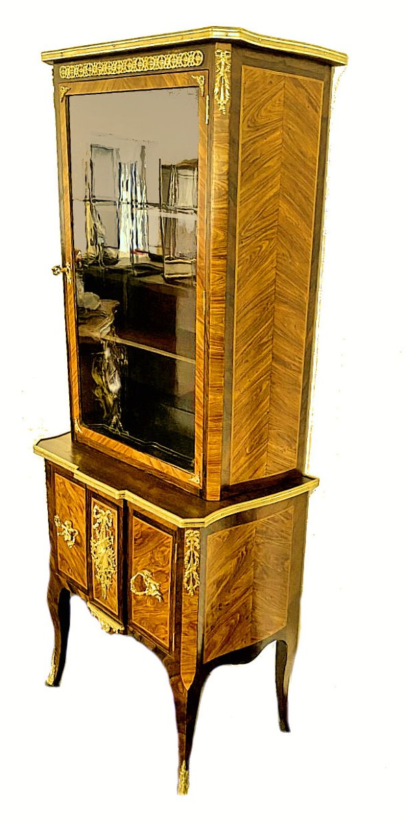 Transition Showcase Circa 1765 Nicolas Petit Attr. - Nicolas Petit 1732-1791-photo-4