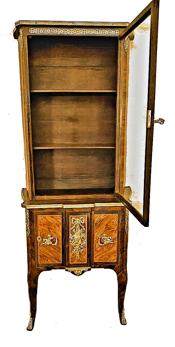 Transition Showcase Circa 1765 Nicolas Petit Attr. - Nicolas Petit 1732-1791-photo-2