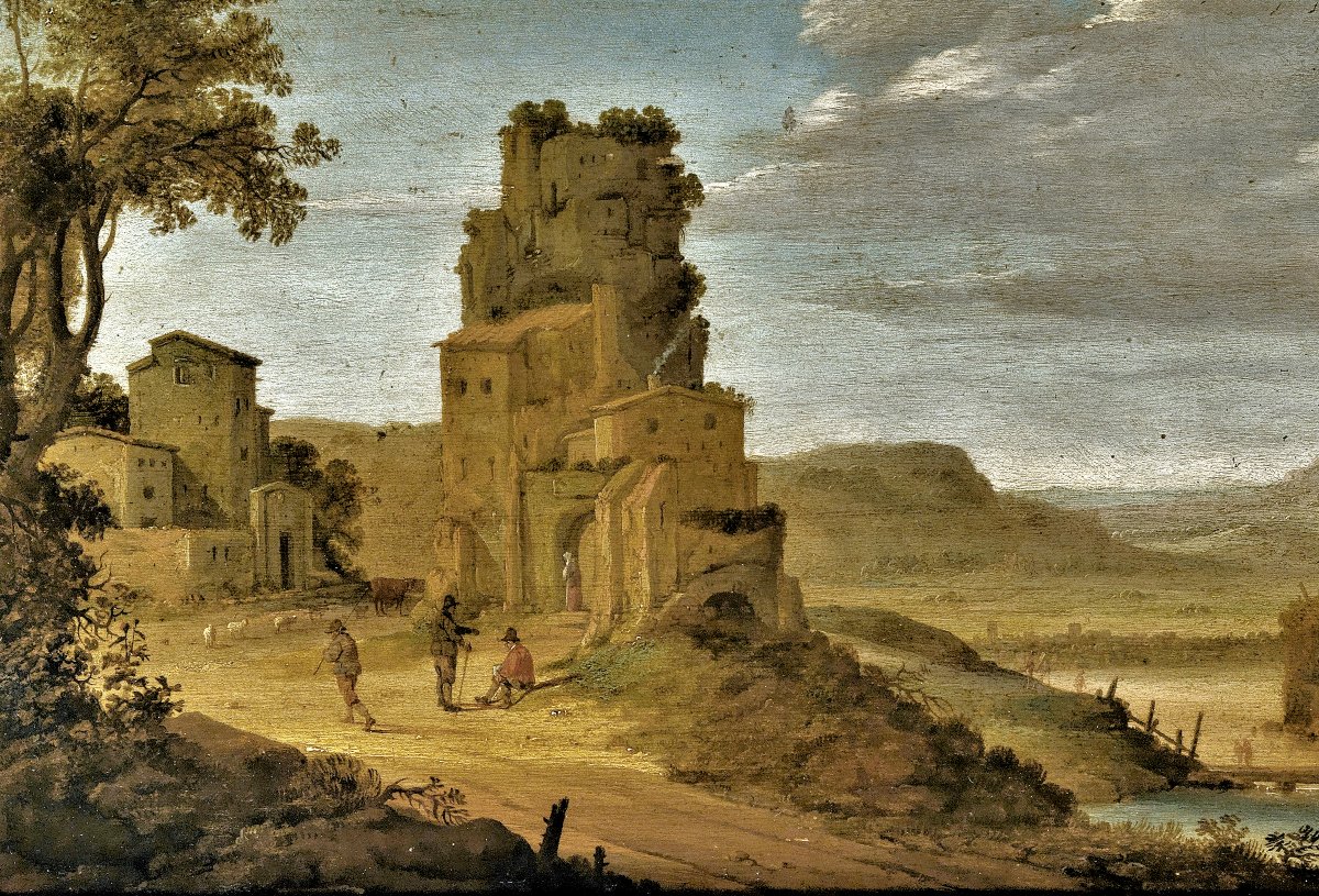 Dirck Verhaert 1610-1675 Large River Landscape - Expertise Fred Meijer, Amsterdam-photo-4