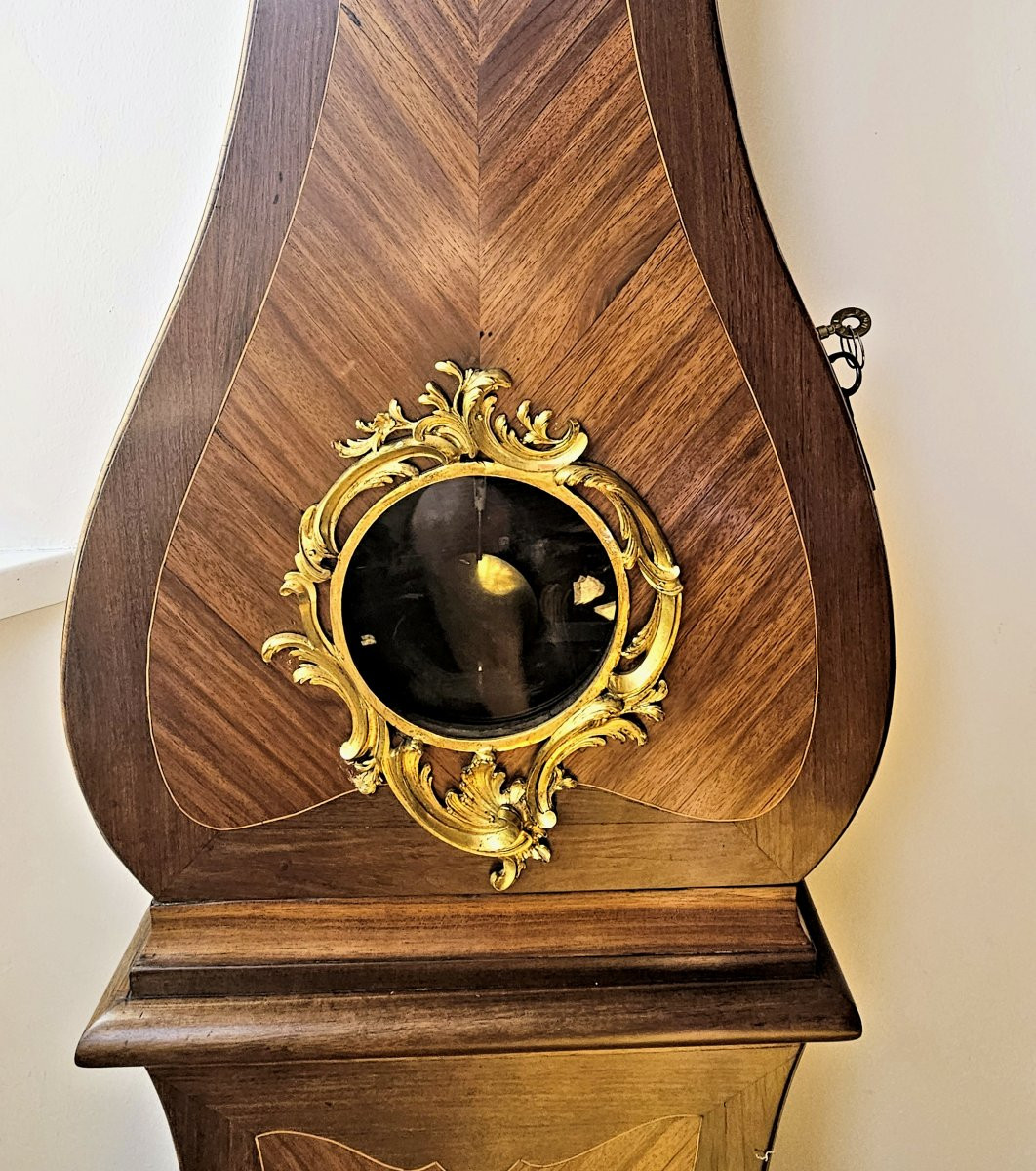 Louis XV Regulator Circa 1750 Hour, Minute And Second Hands Signed Le Bon (lebon)-photo-4