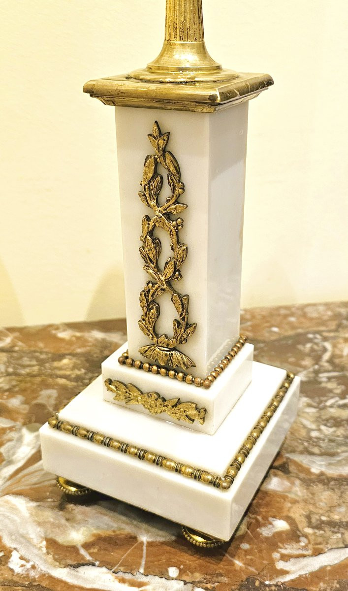 Empire Candelabra Circa 1800 H. 43 Cm, D. 23 Cm  -photo-5