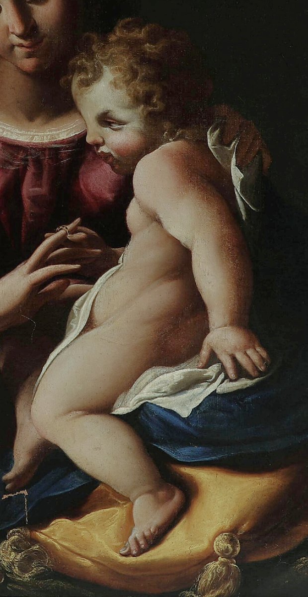 Antiveduto Gramatica (ou Grammatica) (1571 -1626 ) Le mariage mystique de sainte Catherine-photo-2