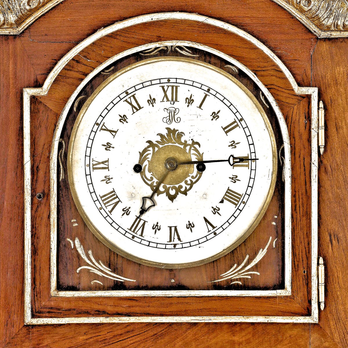 Horloge de parquet Louis XV vers 1750 Danemark Mathias Ortmann (1692 - 1757) -photo-2