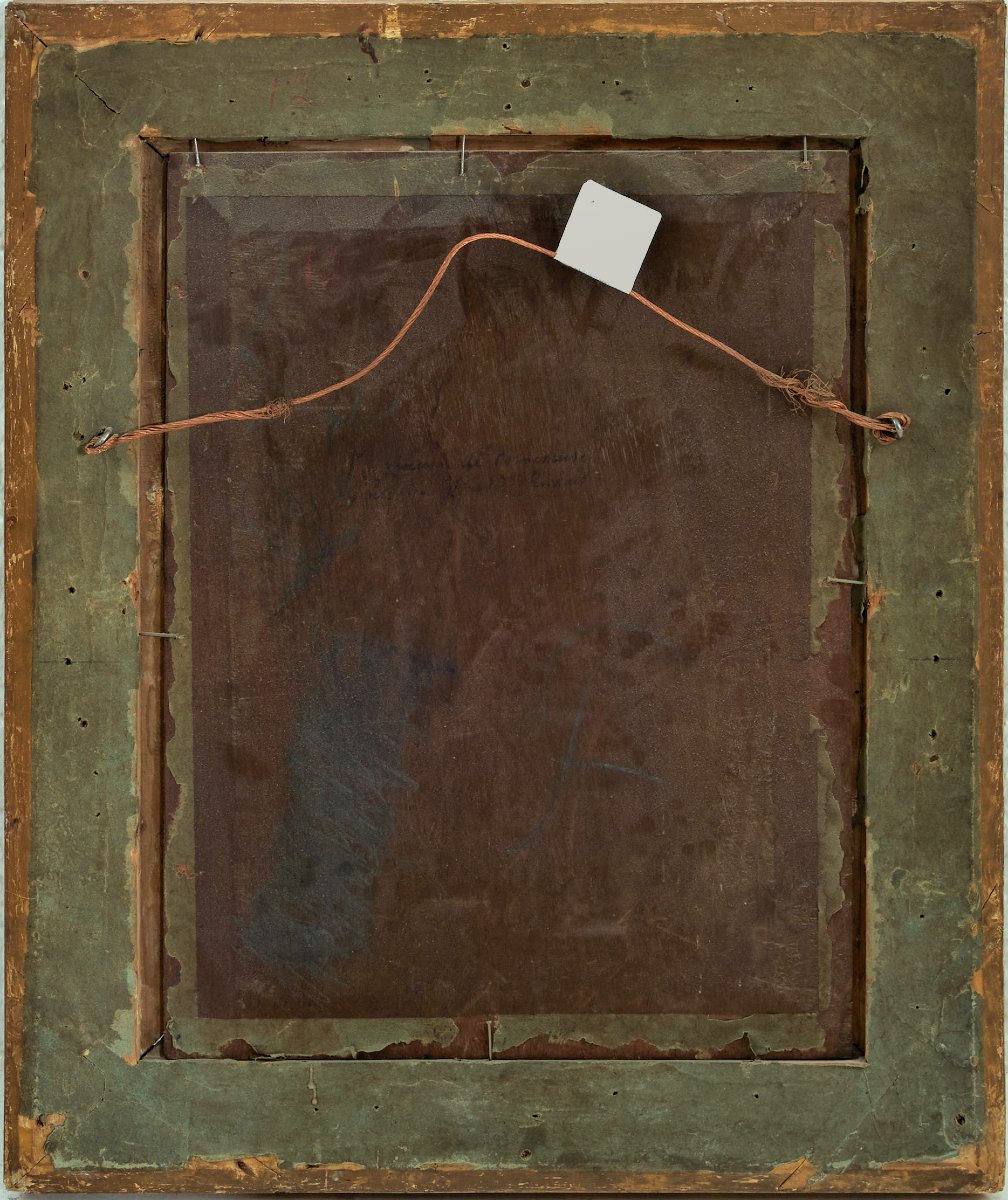 David Rijckaert Ryckaert III. 1612-1661 attr.  Le joueur de cornemuse  Huile sur bois -photo-4