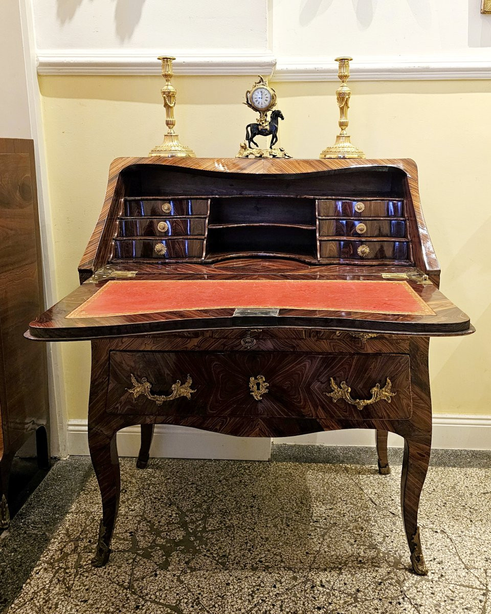 Louis XV Slant-leg Desk Circa 1750 Stamped Migeon Pierre Migeon II 1701-1758-photo-2