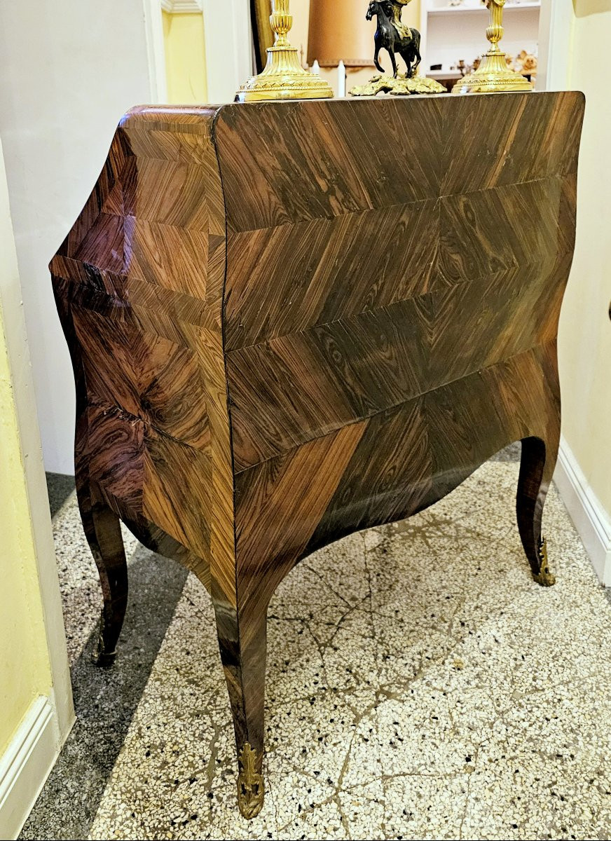 Louis XV Slant-leg Desk Circa 1750 Stamped Migeon Pierre Migeon II 1701-1758-photo-8