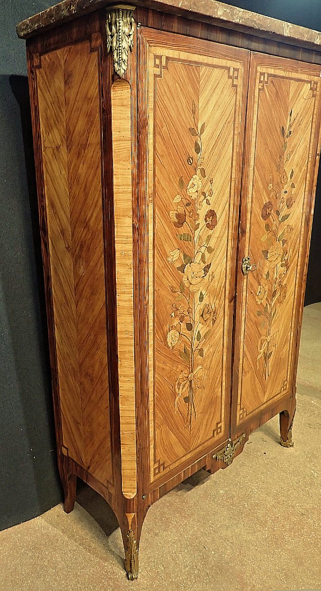 Transitional Cabinet Circa 1765 Jean Georges Schlichtig Att. Master 2 October 1765 -photo-4