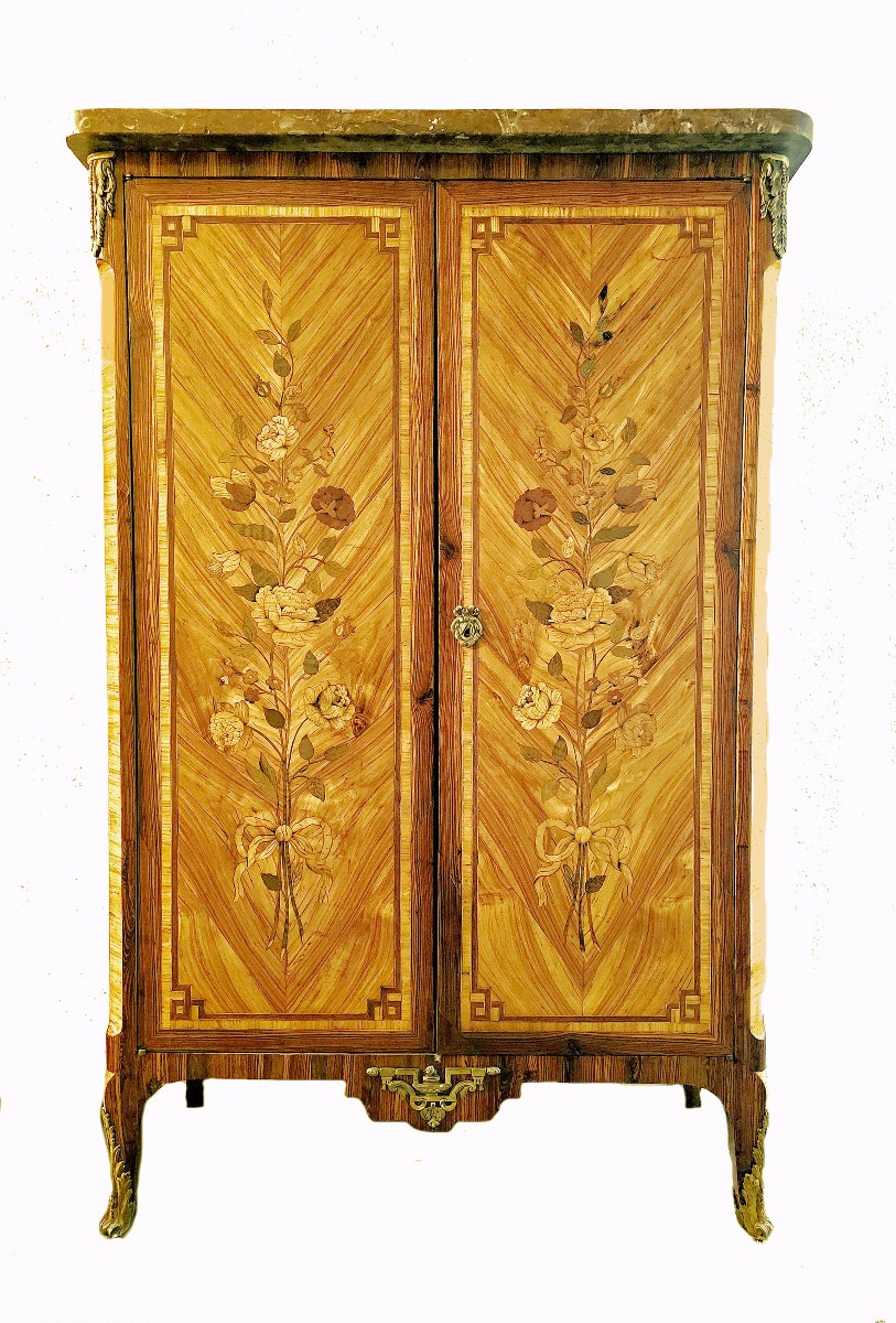 Transitional Cabinet Circa 1765 Jean Georges Schlichtig Att. Master 2 October 1765 