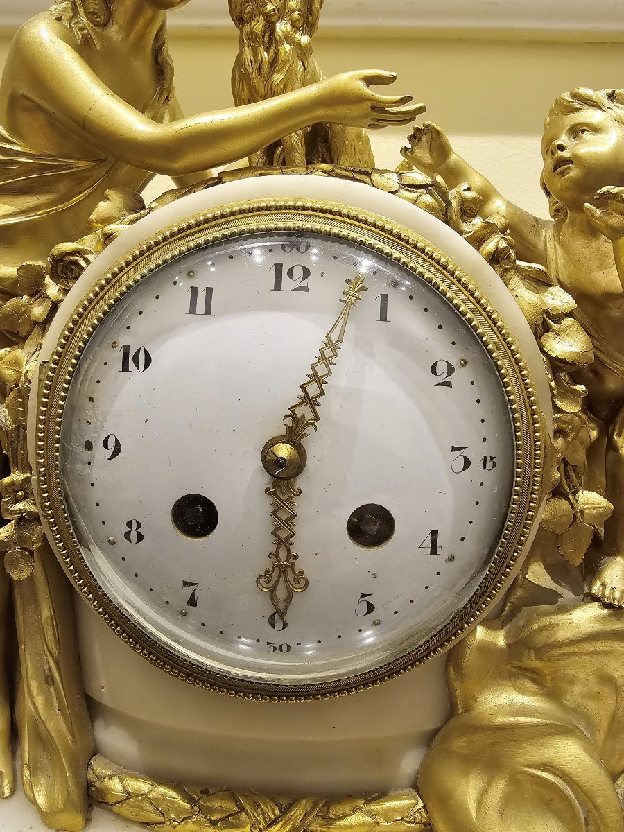 Louis XVI "fidelity" Clock (allegory Of Fidelity), Circa 1790 -photo-4
