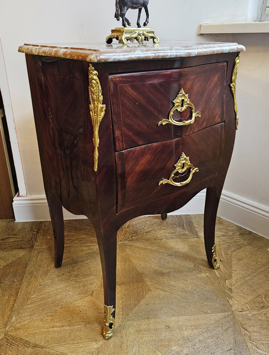Commode Louis XV    Estampillée Olivier JME    Jean-François Olivier 1749-1816  -photo-3