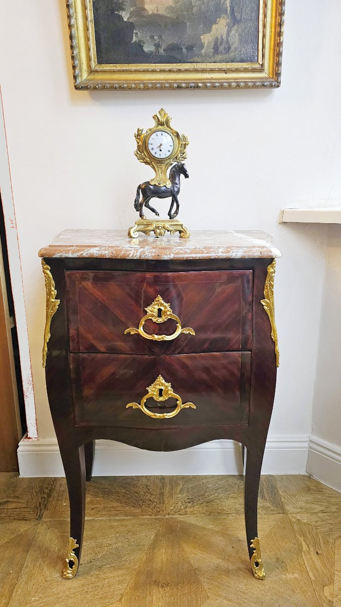 Commode Louis XV    Estampillée Olivier JME    Jean-François Olivier 1749-1816  -photo-1