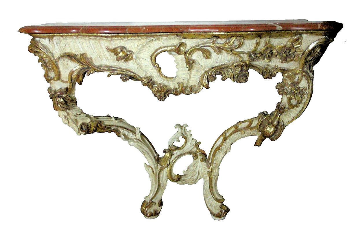 Mirror Console Johann Michael Hoppenhaupt The Elder (1709 – 1769) Berlin/potsdam, Around 1755-photo-4