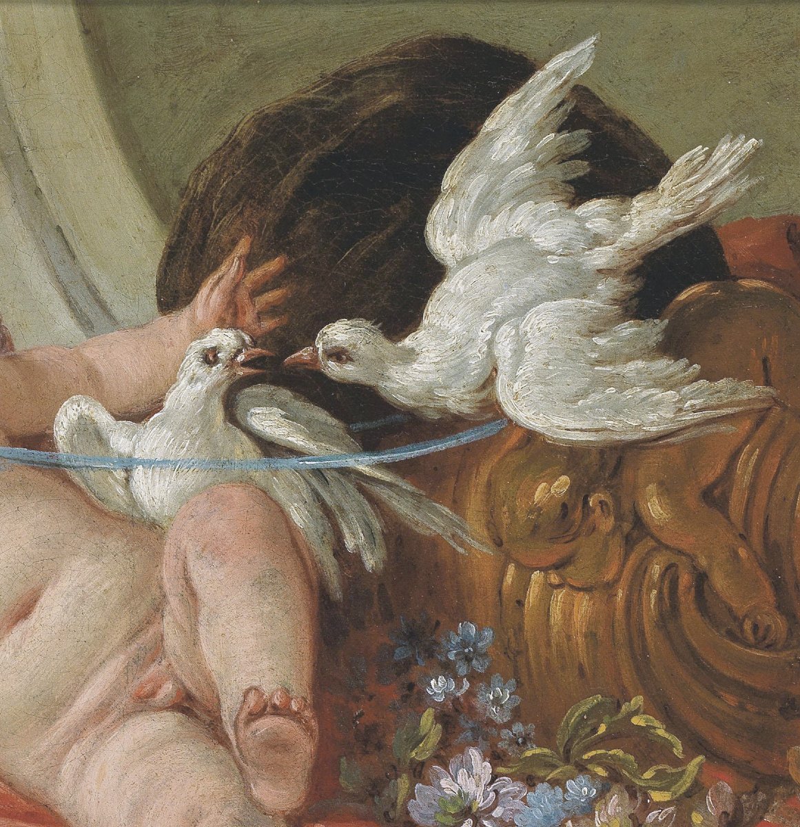 François Boucher (paris 1703-1770) Love - Lit.: A. Ananoff, D. Wildenstein 1976 And 1980-photo-2