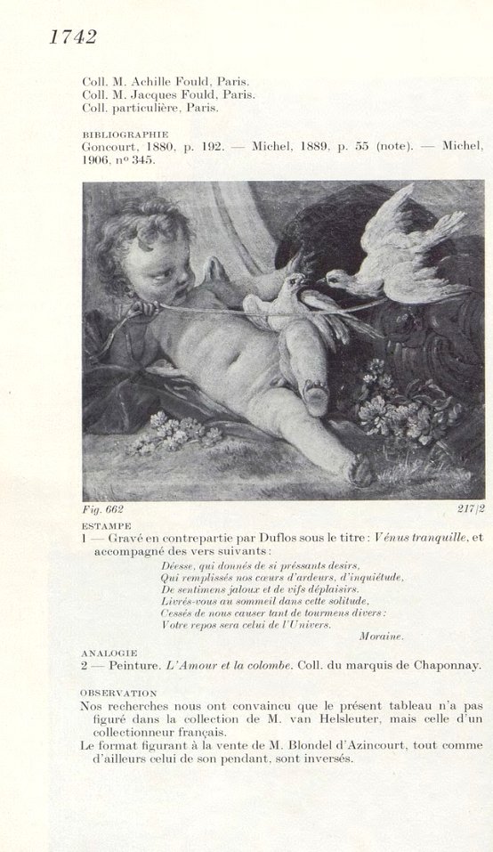 François Boucher (paris 1703-1770) Love - Lit.: A. Ananoff, D. Wildenstein 1976 And 1980-photo-2