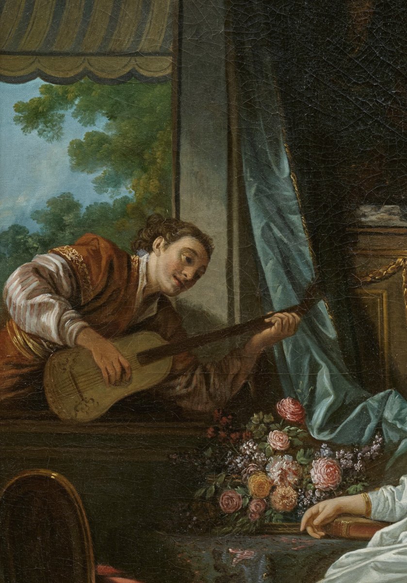 Jean-baptiste Leprince (1734-1781) l'Amour à l'Espagnole - Appraisal Francois Marandet-photo-4